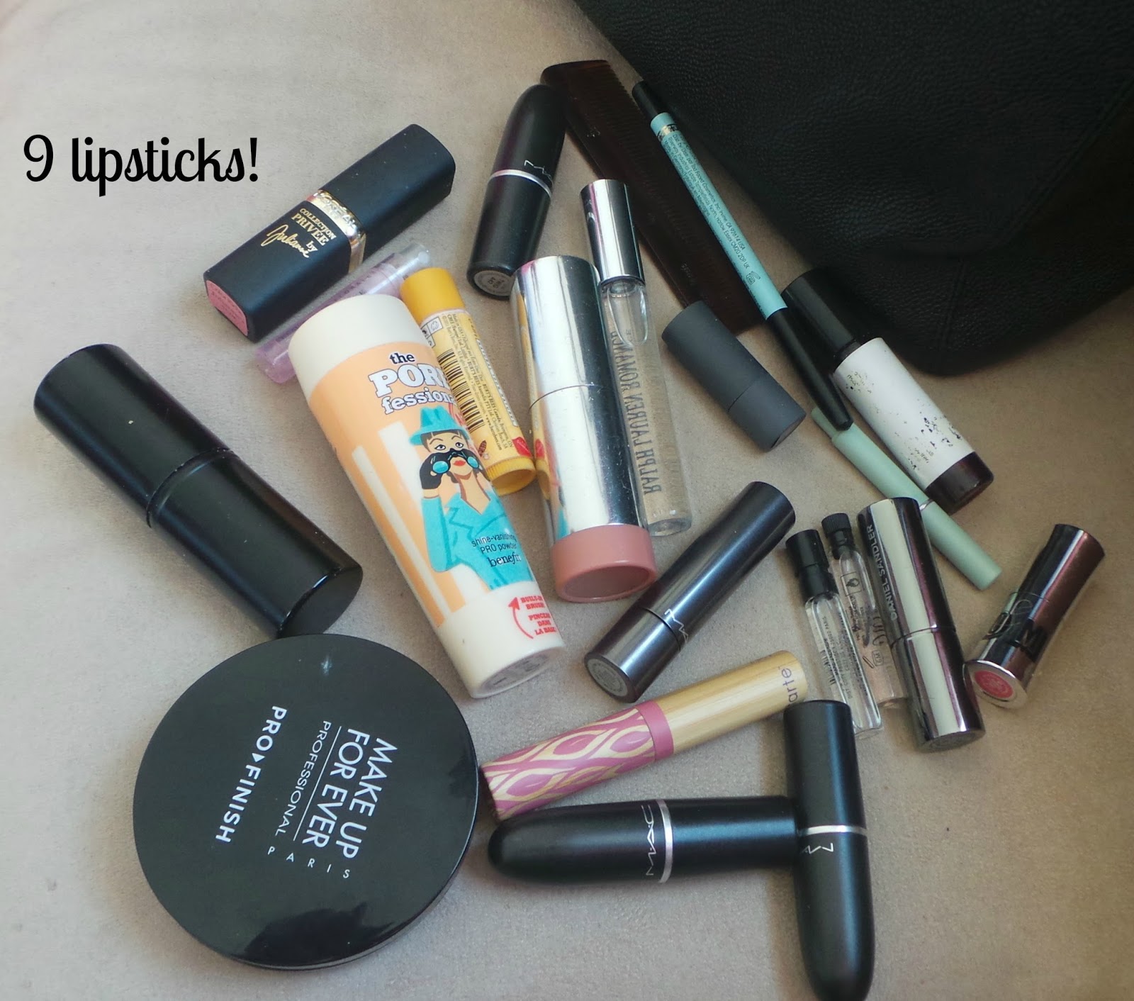 What's in my handbag Expat Make Up Addict