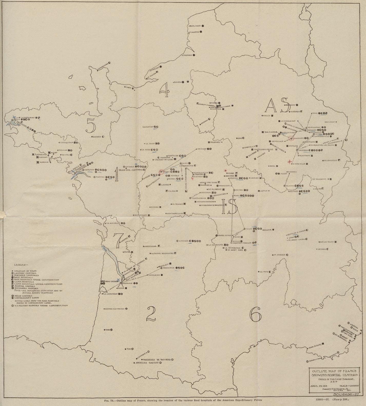 outline map of france showing fixed hospital center medical department us army wwi vol 2 facing p 288 outline map of france showing fixed hospital center medical department us army wwi vol 2 facing p 288