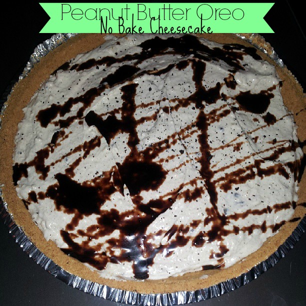Peanut Butter & Oreo No Bake Cheesecake The Whimsy One