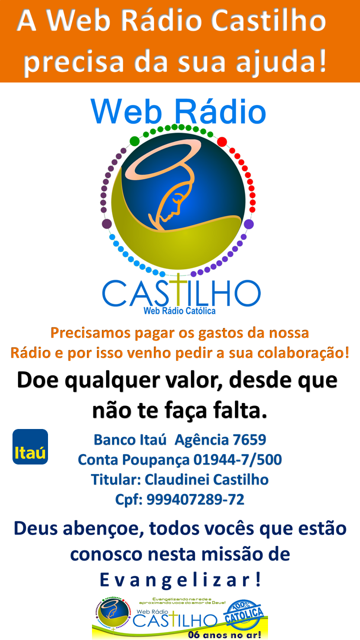 A WEB RÁDIO CASTILHO PRECISA DA SUA AJUDA!