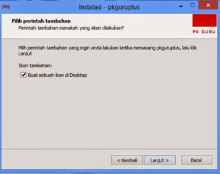 Proses Installer Aplikasi PK Guru