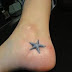 STARFISH TATTOO ON FOOT 