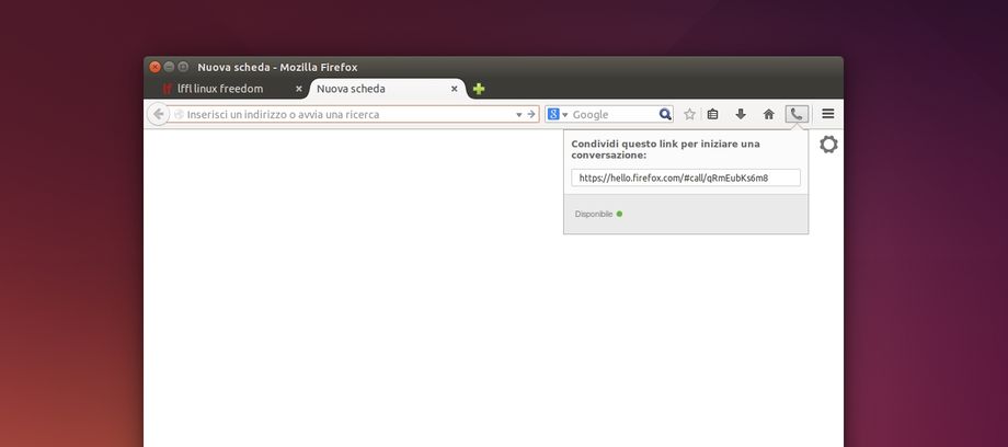 Firefox Hello in Linux
