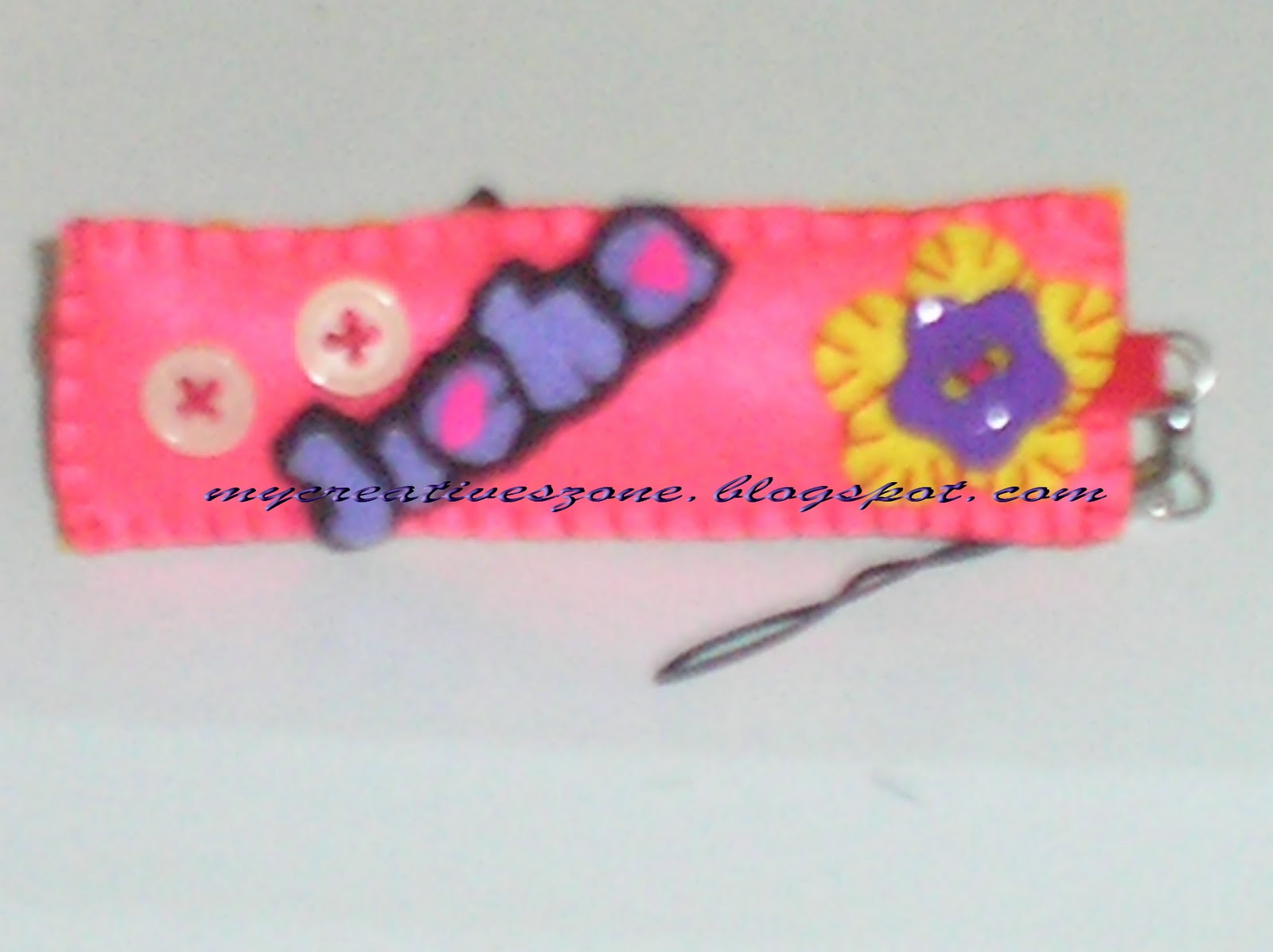 my creatives zone felt craft Felt Craft Hp charm & Keychain