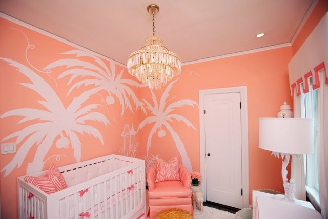 The Glam Pad A Nursery For A Palm Beach Princess