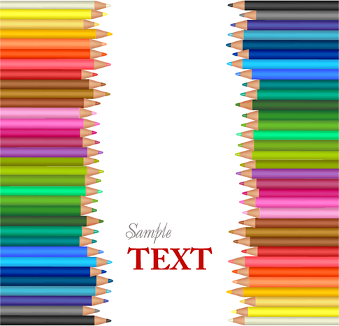 Lápices de colores - vector