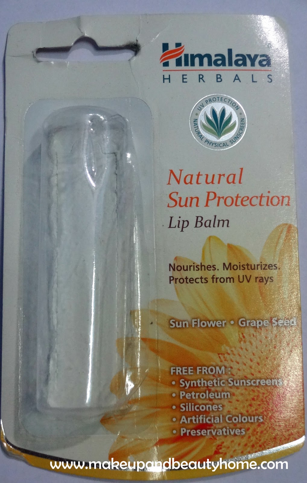 Himalaya Herbals Natural Sun Protection Lip Balm Review