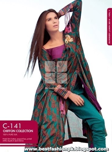 Gul Ahmed Summer Collection 2014-2015-(www.bestfashionpk.blogspot.com) Gul Ahmed Summer Collection 2014-2015