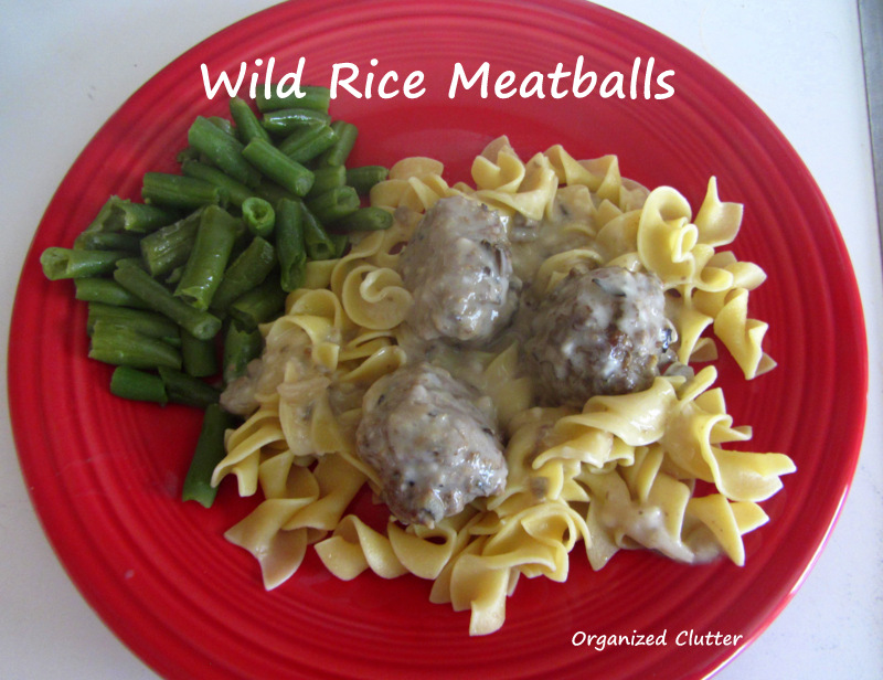 Tasty Wild Rice Meatballs Organized Clutter