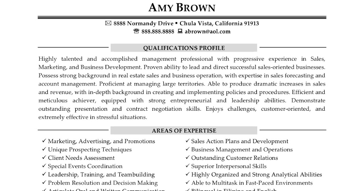 Resume Samples Real Estate Consultant Resume
