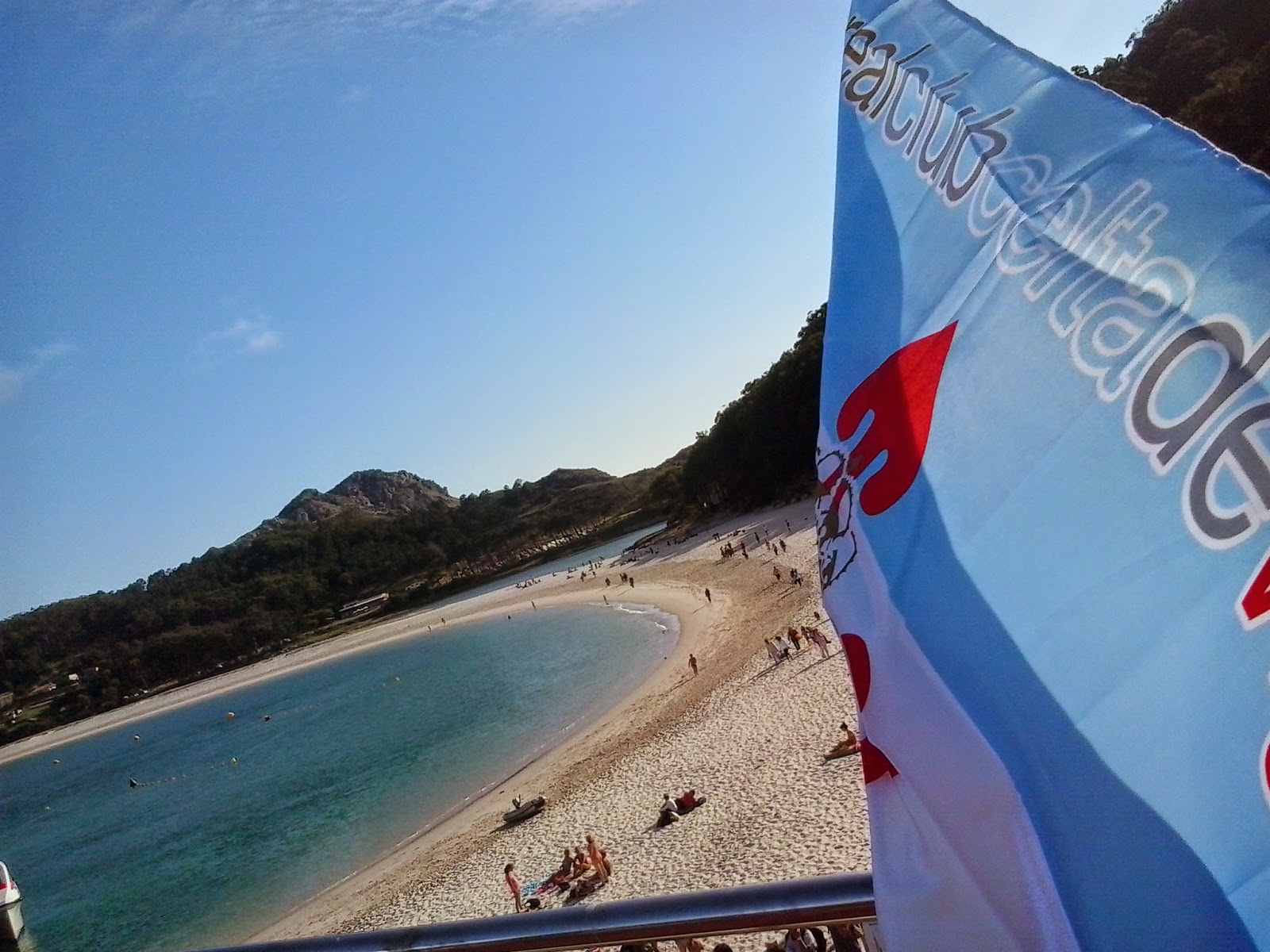 Presentación de las camisetas del Celta 2014/2015 en las Islas Cíes Playa de Rodas, Celta