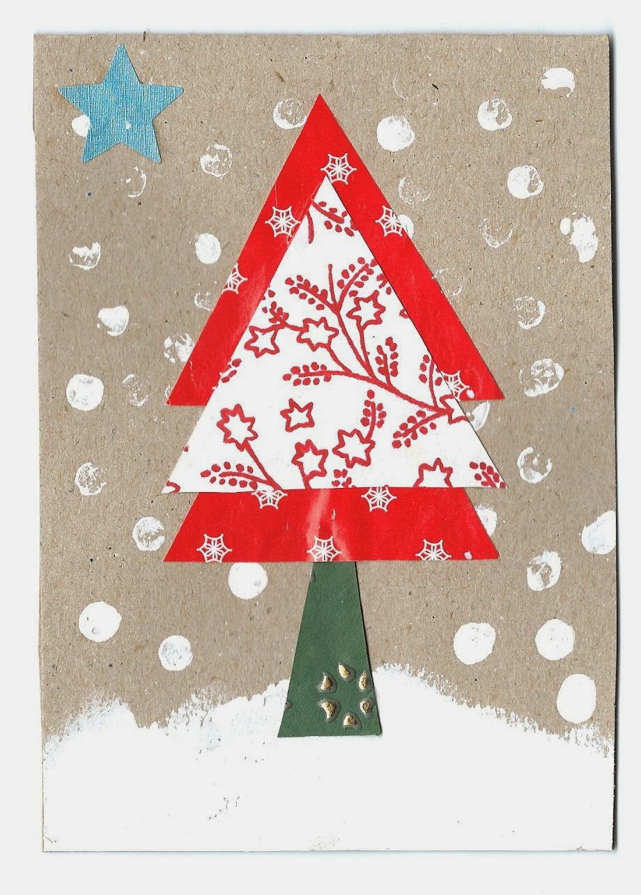 Handmade Christmas Cards  Part One  Mrs Fox's sustainable life, home