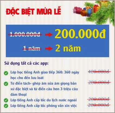 Deal Gói tiếng Anh Hello Chao