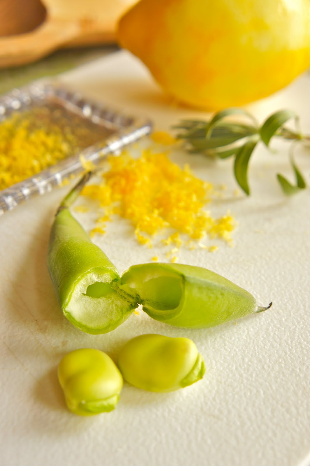 Thyme Fava Bean and Goat Cheese Dip with Radishes