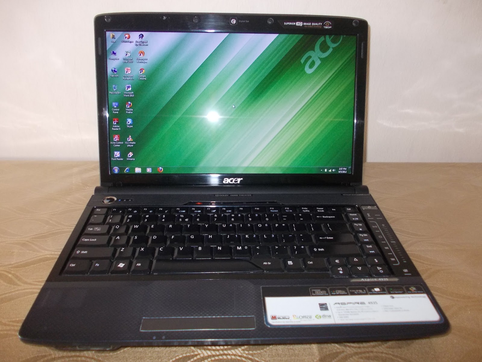 Three A Tech Computer Sales and Services: USED Laptop Acer Aspire 4935 (RM 785)1600 x 1200