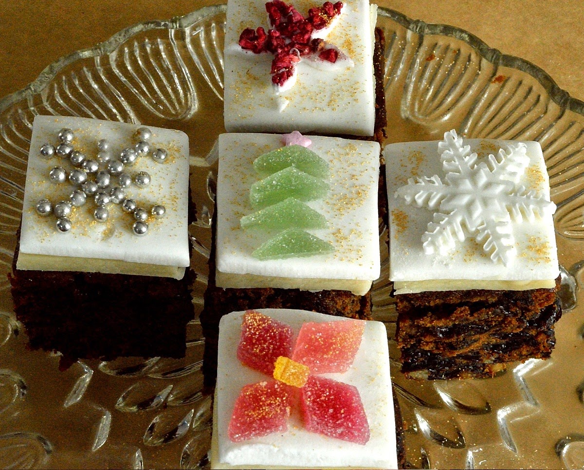 Chocolate Christmas Tree Biscuits and Mini Christmas Cakes - Waitrose #