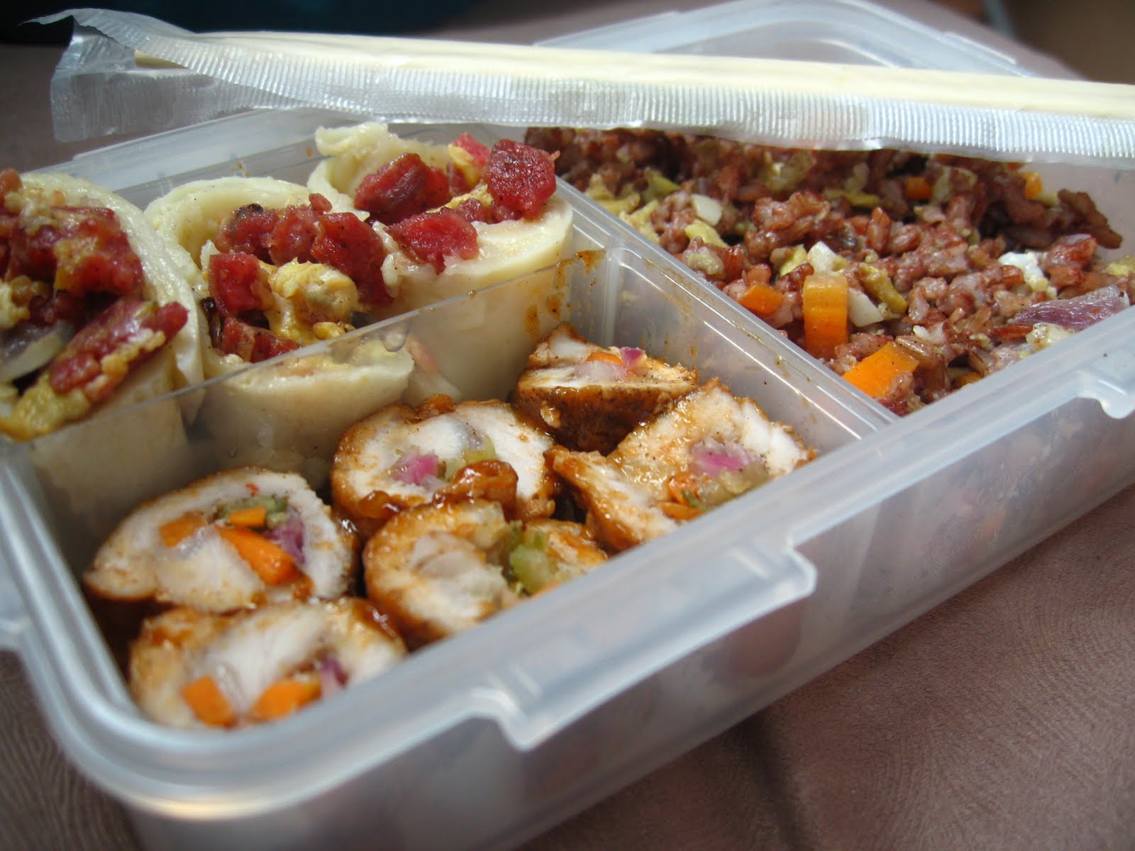 The Busy Bums Cara's Lunch Filipino Bento Box
