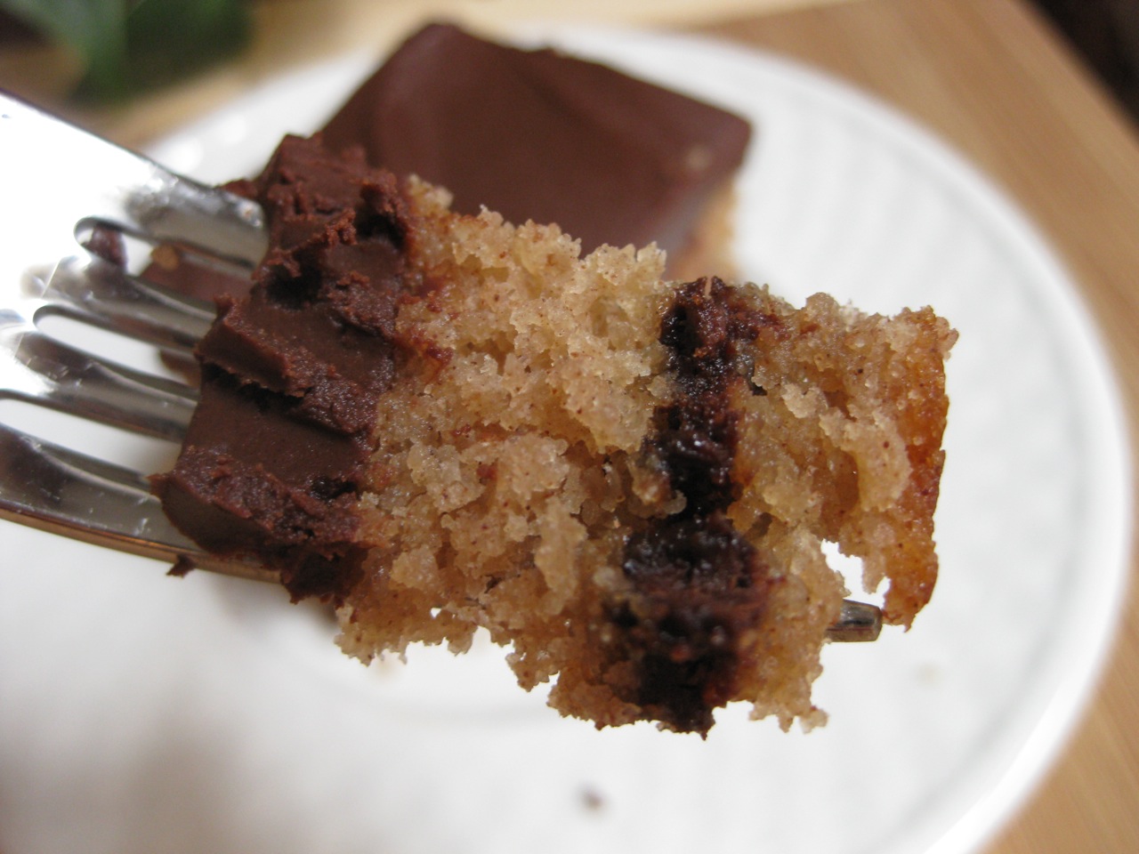 Sunday Treats Cinnamon Cake with Chocolate Frosting