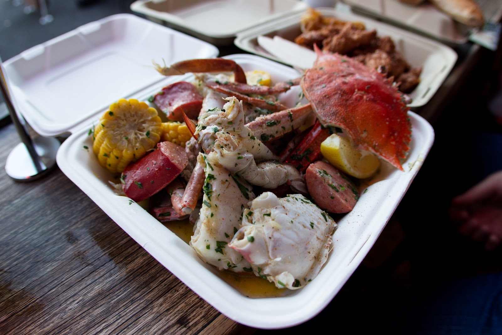 Spoonfuls of Wanderlust Dr. Juicy Jay’s Fried Chicken and Crab Shack