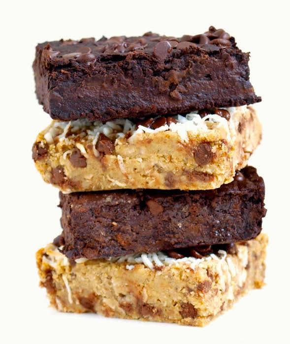 Shockingly Healthy Brownies + Blondies