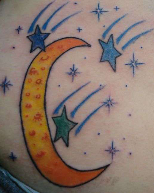 meaning of moon tattoos designs