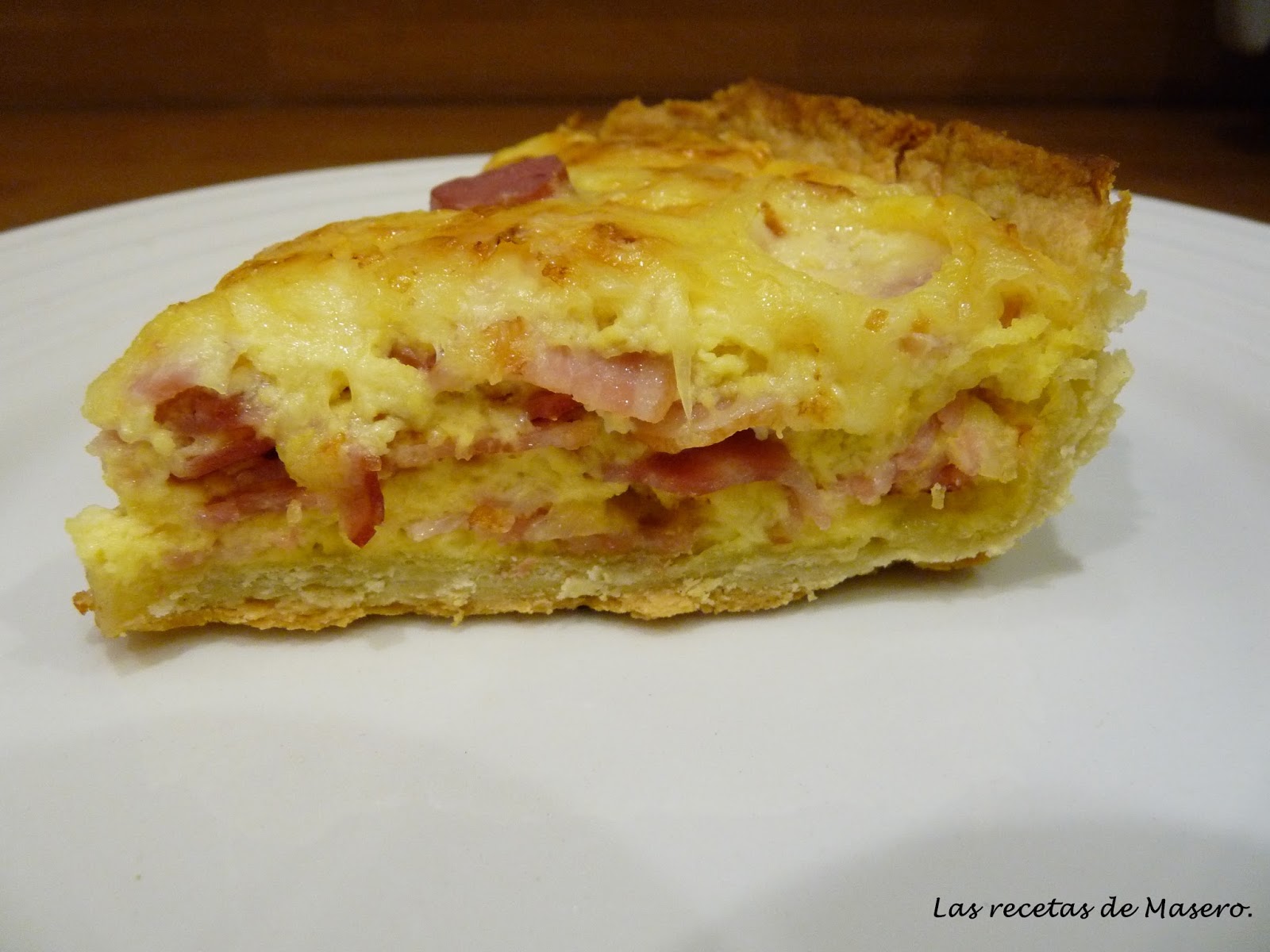 Quiche De Beicon Y Queso (quiche Lorraine)
