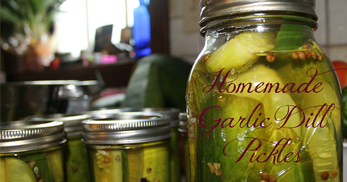 Saving Common Cents Homemade Garlic Dill Pickles!