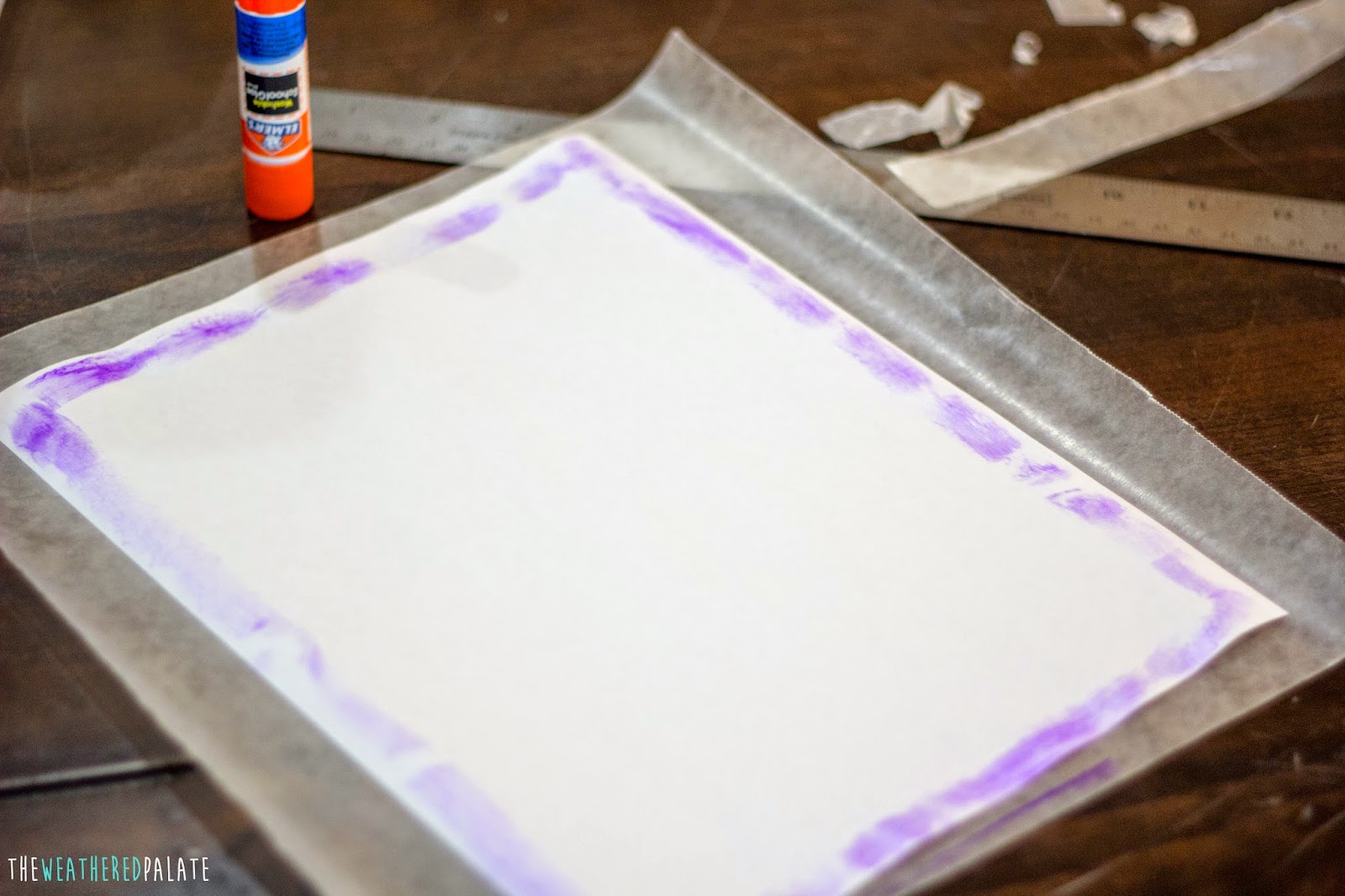 DIY Wood Transfer Sign The Weathered Palate