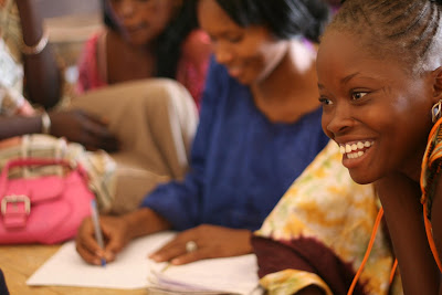 Adolescent girls in the Fouta region of northern Senegal meet to discuss the negative consequences of FGC.