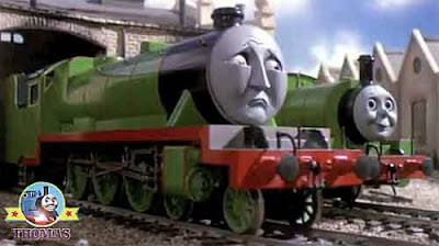 Tank Henry and Percy the small engine whistles and sneezes called blue locomotive Gordon tank engine