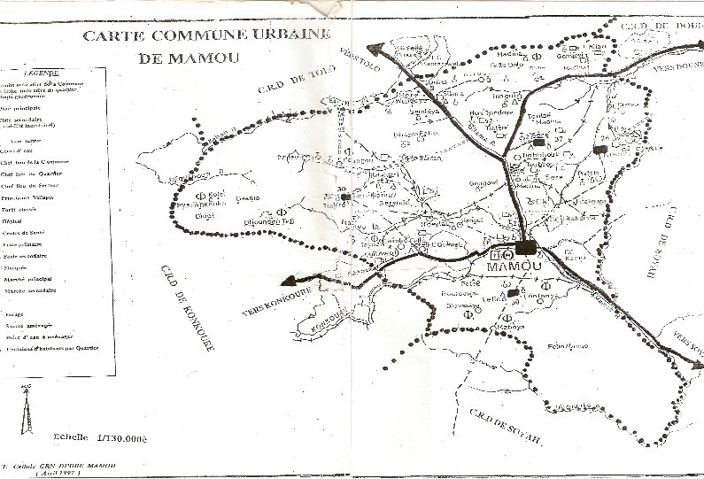 Présentation de la préfecture et de la commune urbaine de Mamou Mamou