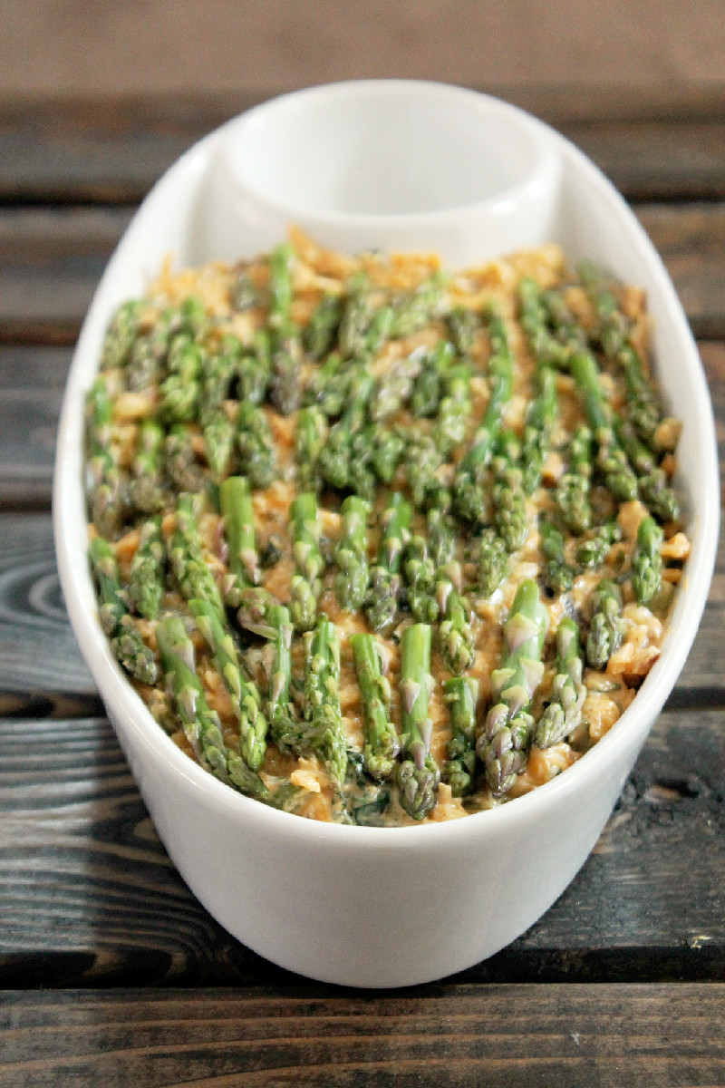 Cheesy Spinach Asparagus Dip Not Quite a Vegan