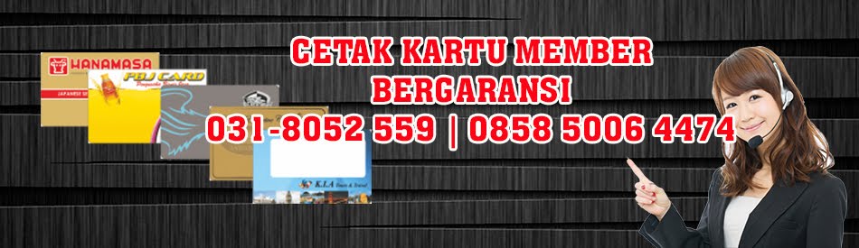 Cetak Kartu Member | Cetak ID Card Member | 031-8052 559