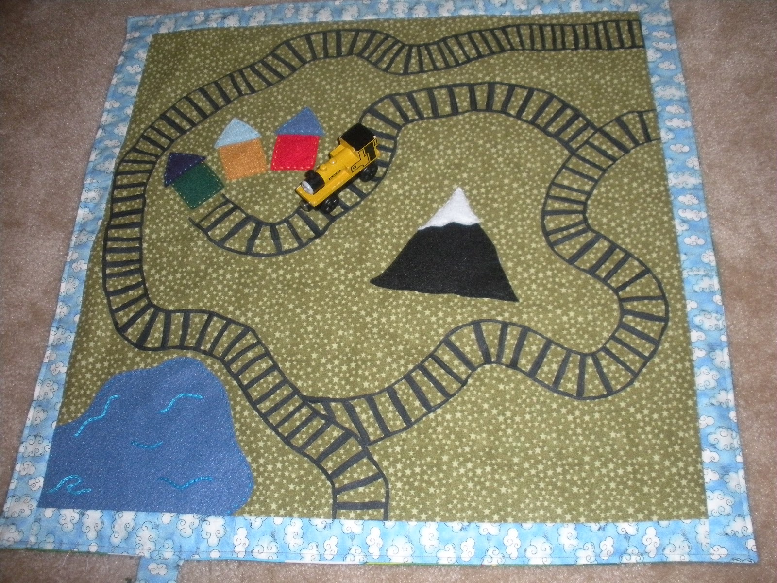 Thomas The Tank Engine Play Mat Diy Sewing Tutorialdomestic360