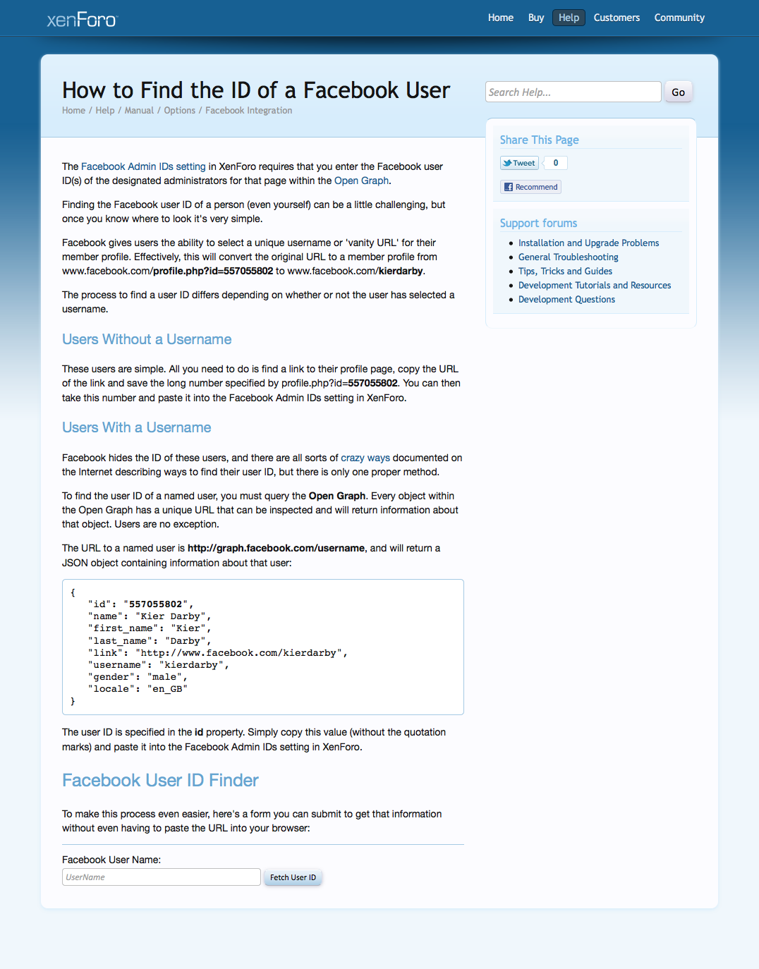 Kier Darby How to Find a Facebook User ID
