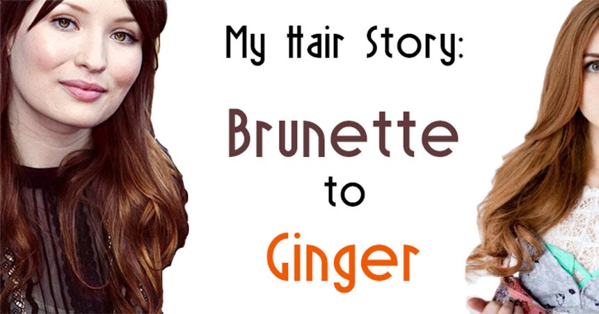 Pretty Girls in Pearls: Brunette to Ginger - My Hair Color Story