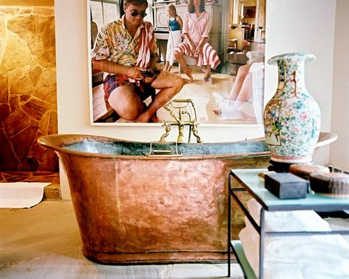 Pasionata Deco.: Arte en el baño.