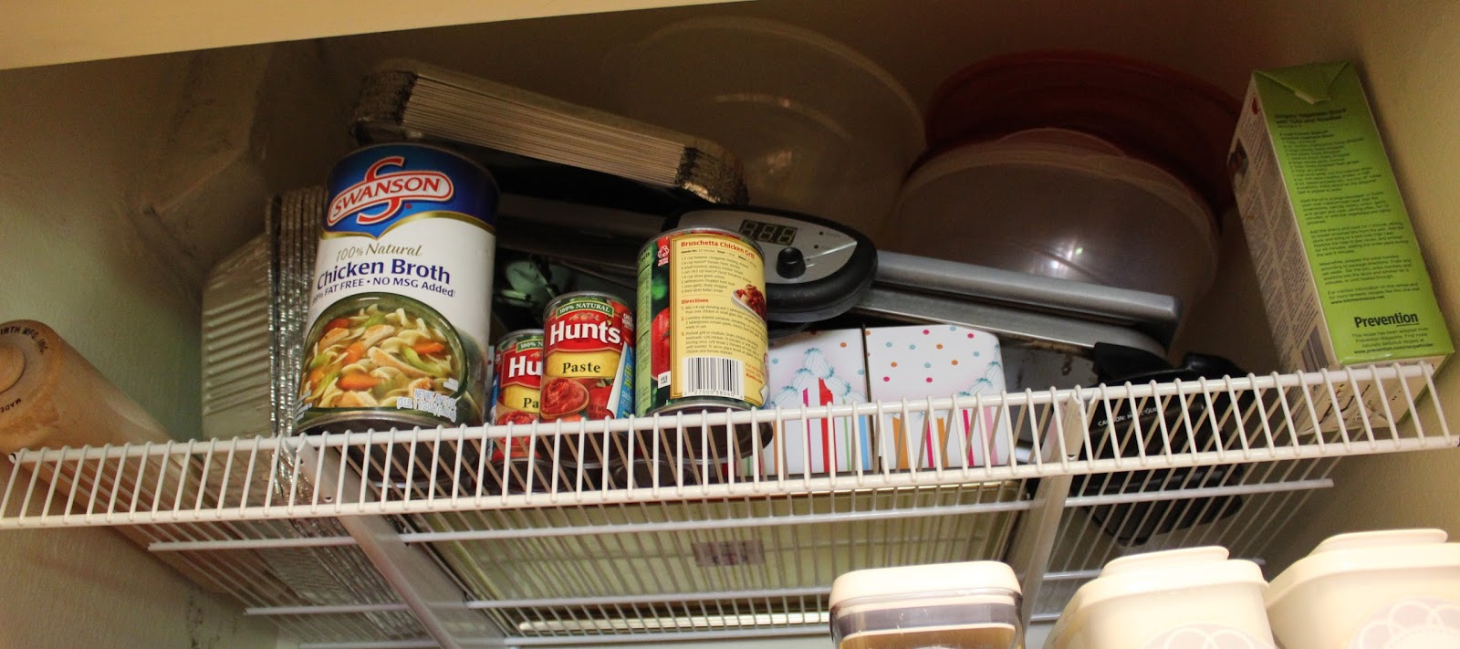 Elementary Organization a pantry party.