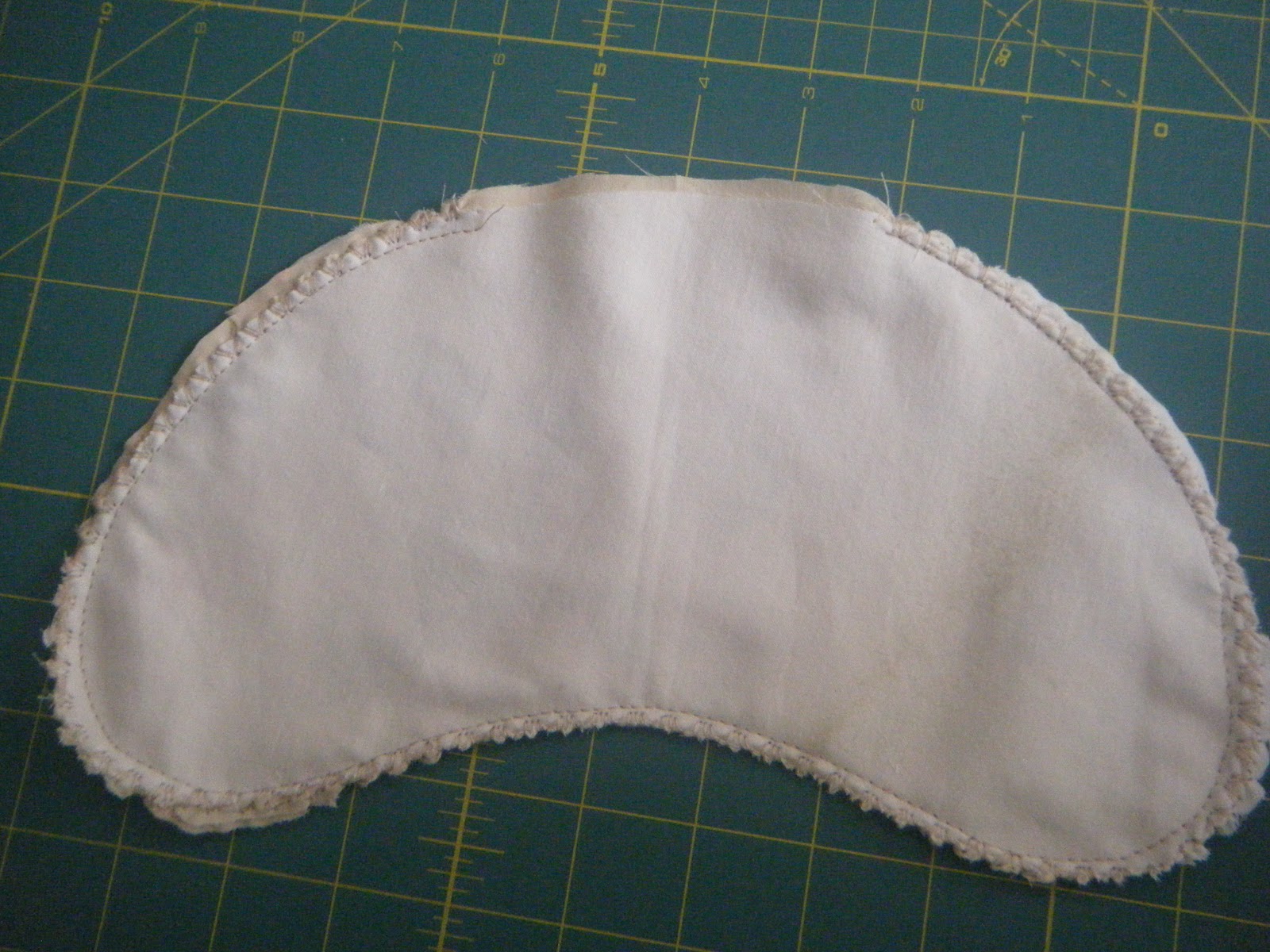 Crescentshaped, yoga pillow