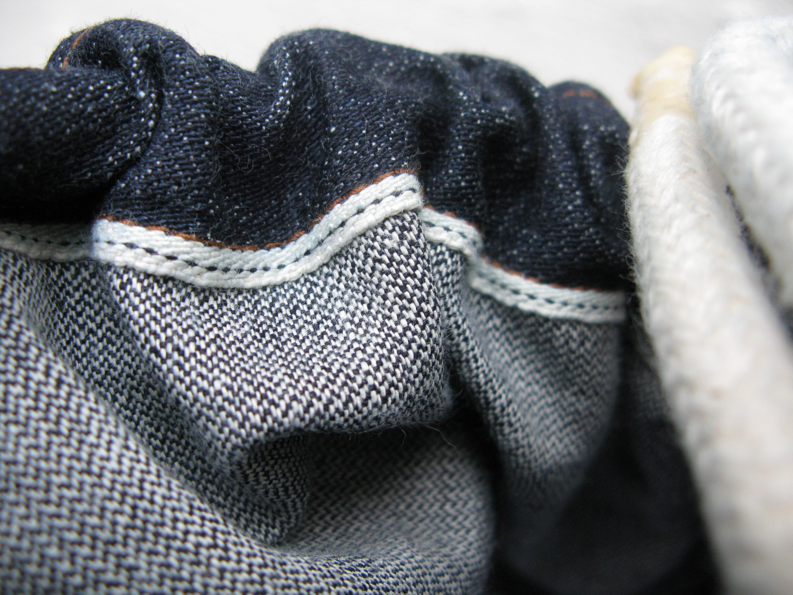 After the Denim Crafts Selvage Denim Laundry Bag