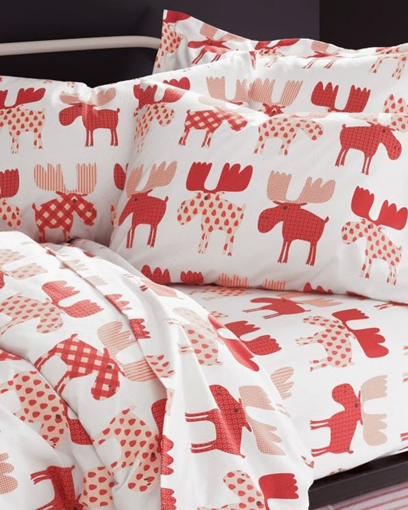 Holiday sheets from Garnet Hill