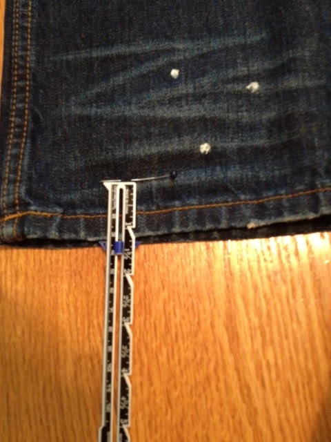 shorten jeans without cutting