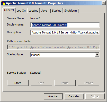 instalar apache tomcat 8 en windows 7 instalar apache tomcat 8 en windows 7