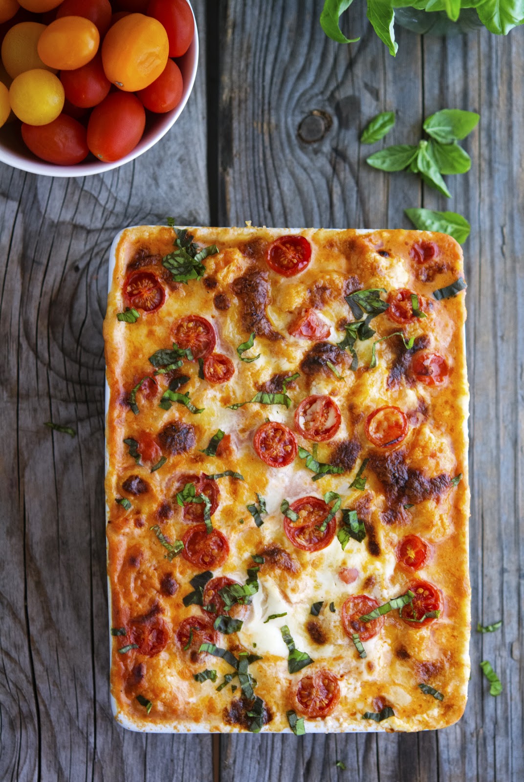 The Iron You Creamy Caprese Cauliflower Casserole