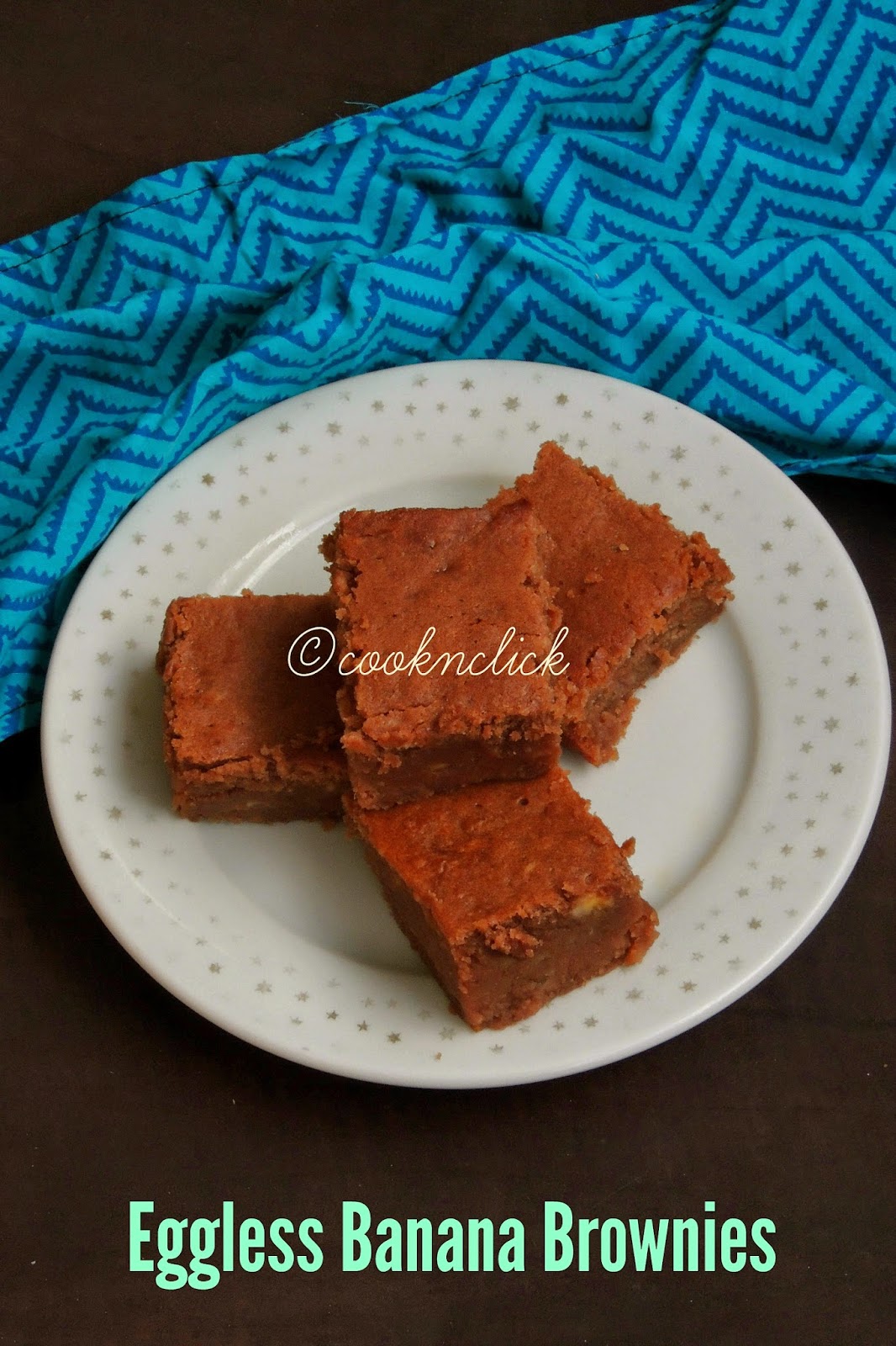 Cook N Click Eggless Banana Brownies