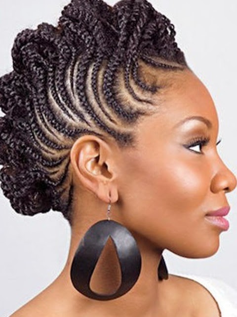 Natural Braided Hairstyles For Black Women 2014 2015