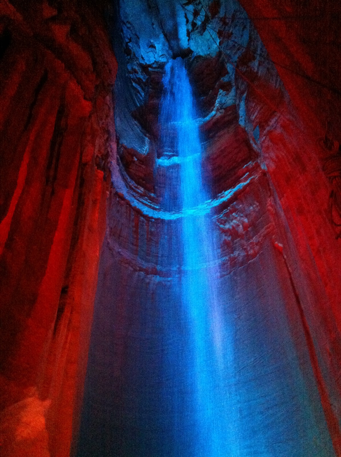 cave waterfall