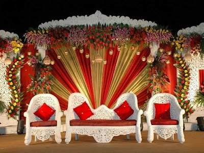 Stage for Christian Wedding Theme
