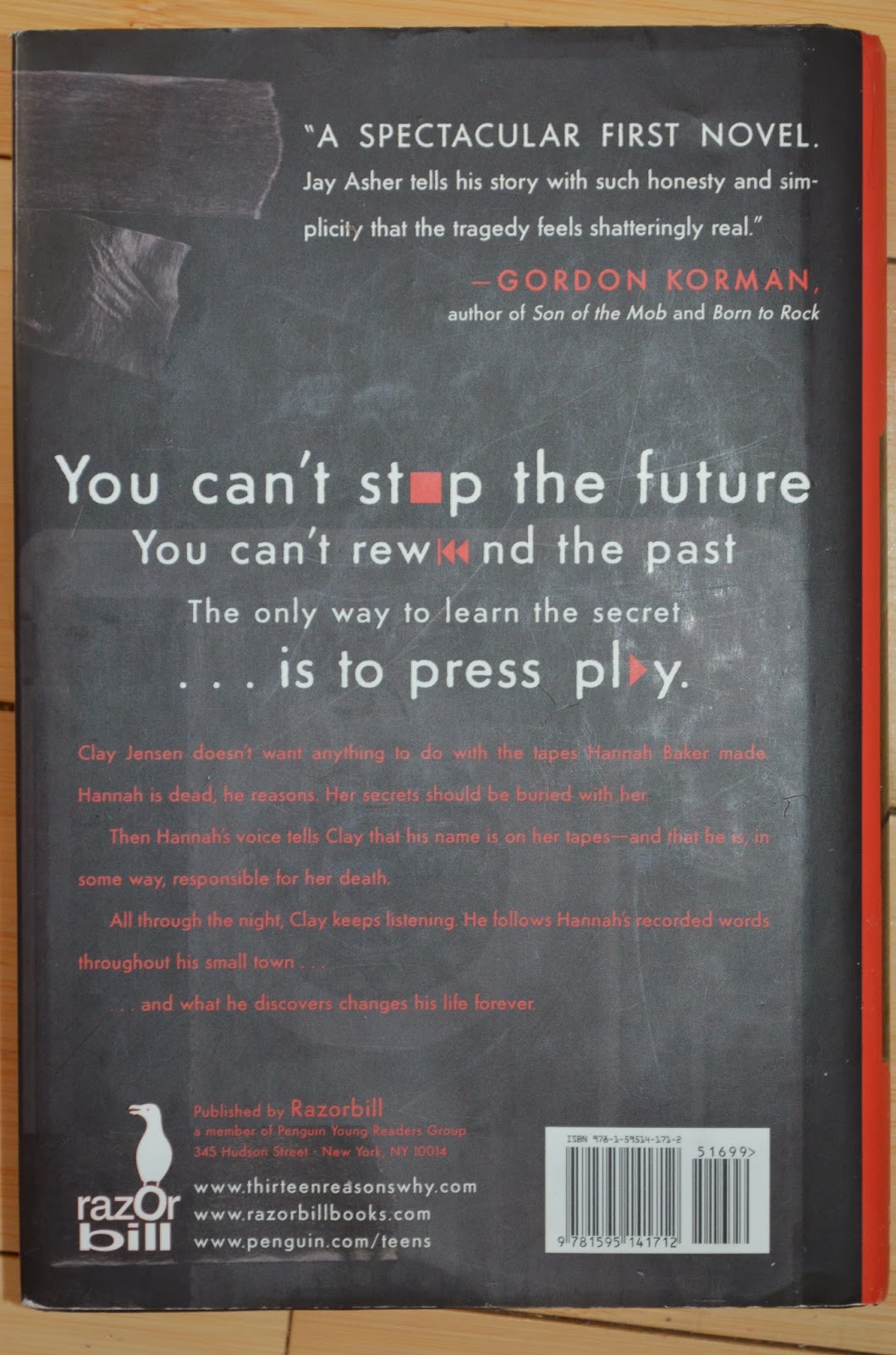 Composition Critique 13 Reasons Why by Jay Asher