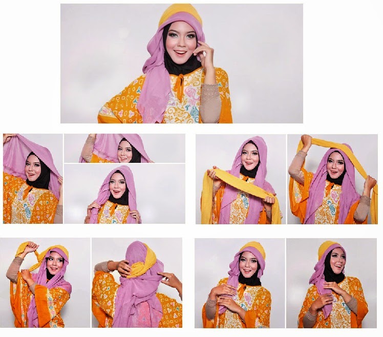 tutorial jilbab paris 2 lapis tutorial jilbab paris 2 lapis
